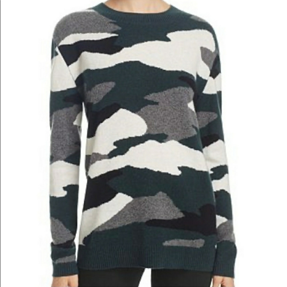 Aqua Camo Sweater